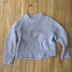 Everlane merino wool alpaca Dusty Lilac Sweater